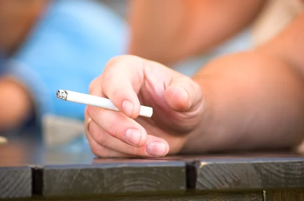 stock image Hand with cigarette