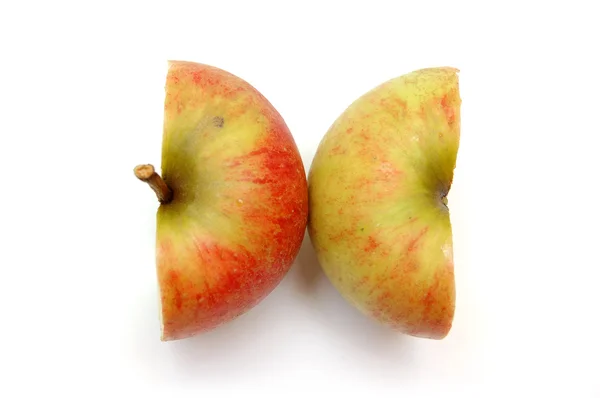 Due metà mela — Foto Stock
