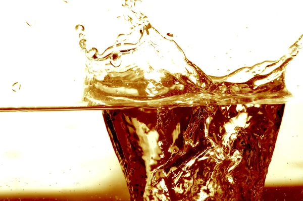 Cola splash — Stockfoto