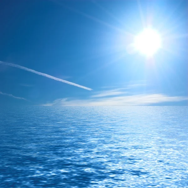 Océano soleado — Foto de Stock