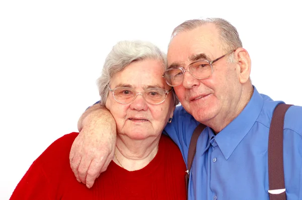 Osoby w podeszłym wieku szczęśliwa para — Zdjęcie stockowe