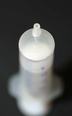 Syringe close-up clipart