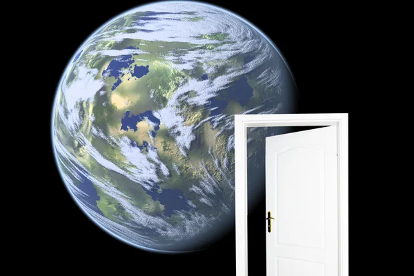 新しい世界への扉. — ストック写真