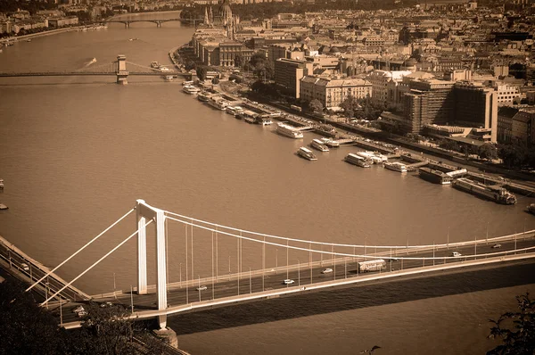 Utsikt över Budapest — Stockfoto