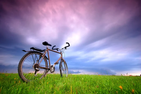 Fahrrad-Hintergrund — Stockfoto