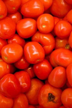 Fresh tomatoes top view clipart