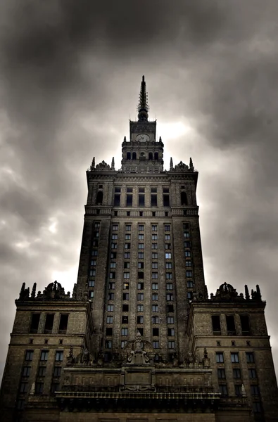 Palacio de la Cultura y la Ciencia. Varsovia, Polonia — Foto de Stock