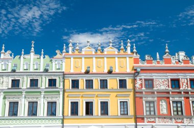 Historic buildings. Zamosc, Poland clipart