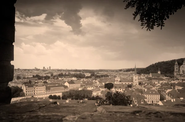 Praga, Mala Strana. Vista da Hradcany — Foto Stock