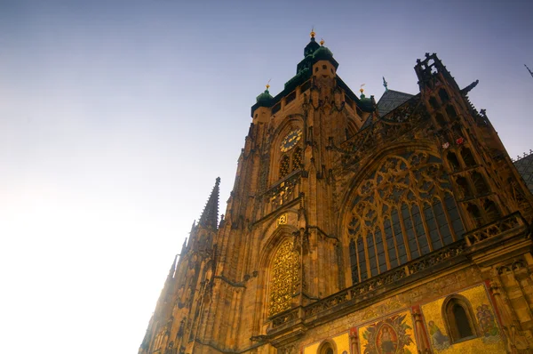 Catedral do Espírito Santo no castelo de Praga — Fotografia de Stock