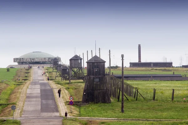 Майданек - концентрационный лагерь в Польше . — стоковое фото