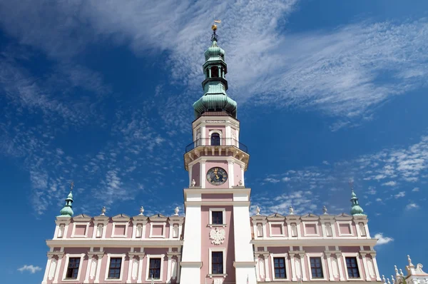 Rådhuset i zamosc, Polen — Stockfoto