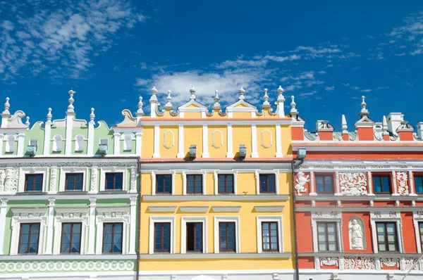 Historic buildings. Zamosc, Poland — Stock Photo, Image