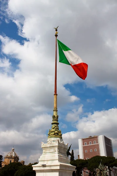 Vlajka Itálie — Stock fotografie