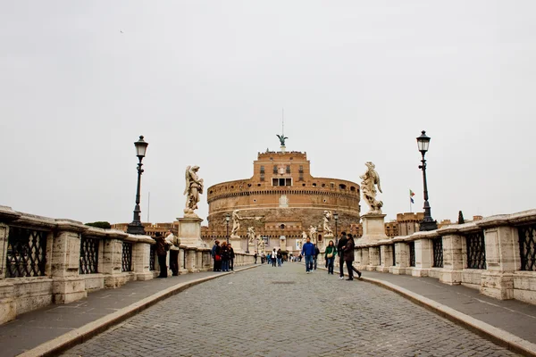 Rome, kasteel s. angelo Rechtenvrije Stockfoto's
