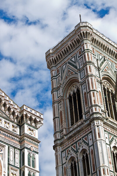 The dome of Florence. santa maria del fiore and campanile of Giotto