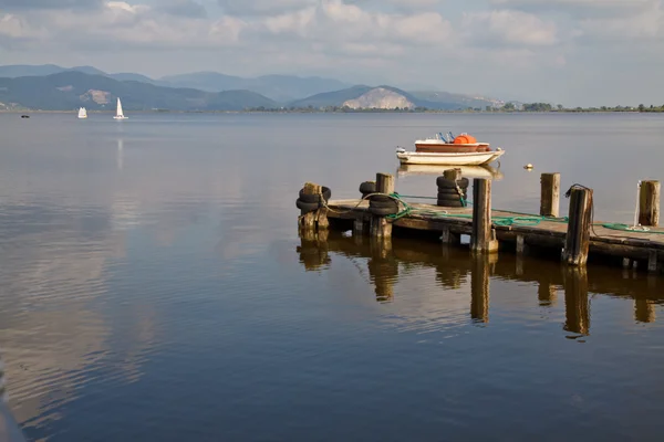 stock image Pier and boats