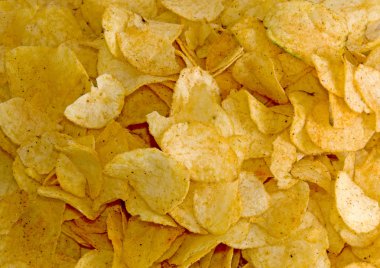 Background made of crisps clipart