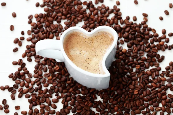 Кава з любов'ю — стокове фото