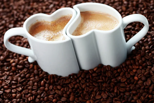 Kávé és szerelem — Stock Fotó