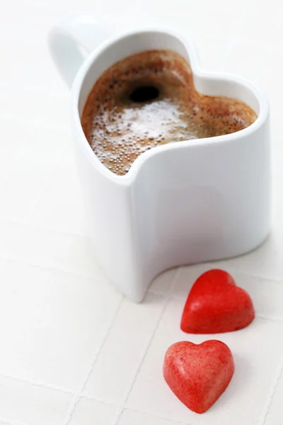 咖啡和甜点 — 图库照片