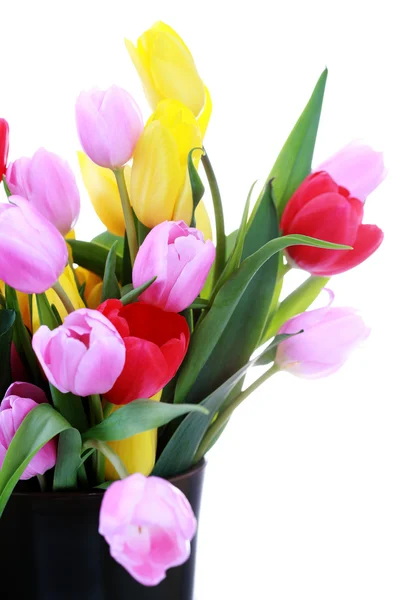 Vase of tulips Stock Picture