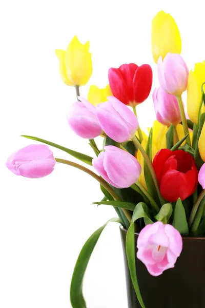 Vaso di tulipani — Foto Stock