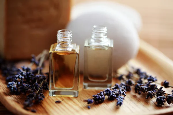 Lavendel aromterapi olja — Stockfoto