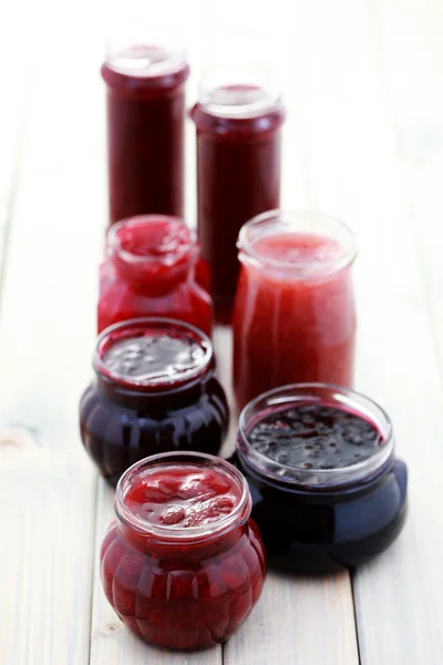 Red fruit jam — Stock Photo, Image