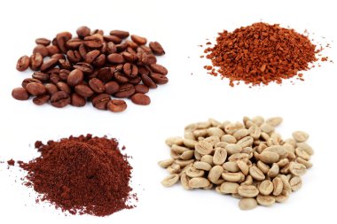 Four kind of coffee clipart