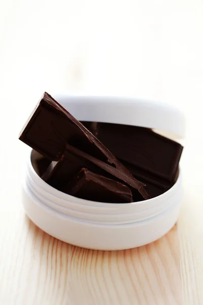 Creme de chocolate — Fotografia de Stock