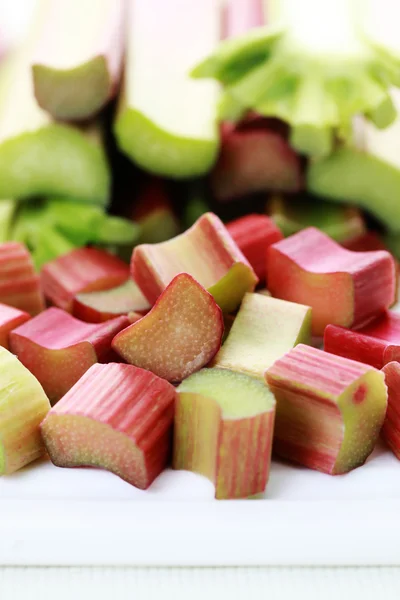 stock image Fresh rhubarb