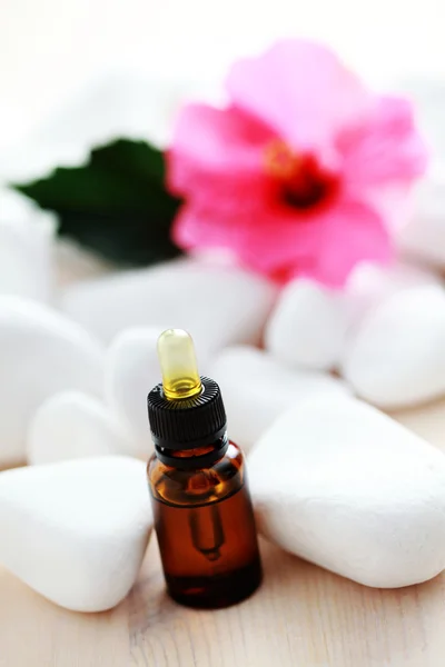 Hibiscus essential oil — Stock Photo, Image
