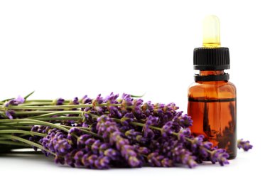 Lavender essential oil clipart