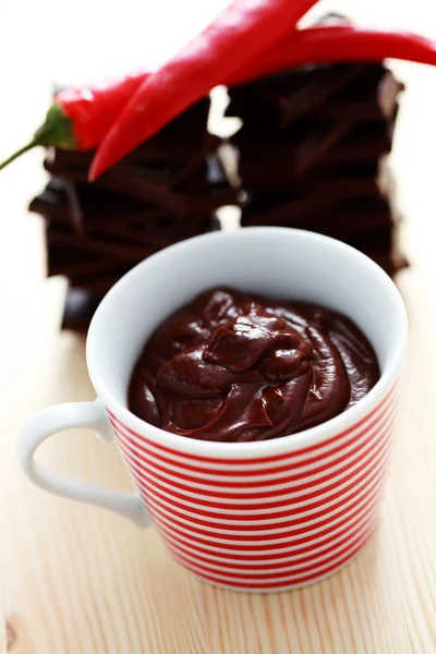 매운 핫 초콜릿 — 스톡 사진