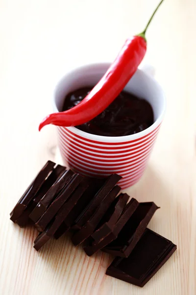 Пряні гарячий шоколад — стокове фото