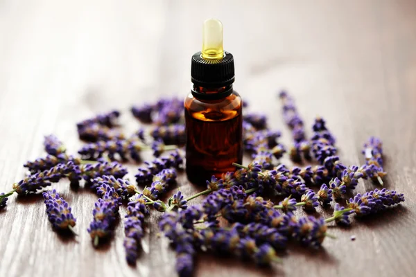 Lavender massage oil — Stock Photo, Image