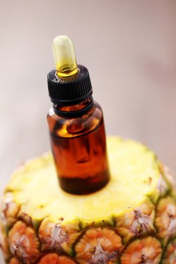 Pineapple essential oil clipart