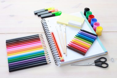 School supplies clipart