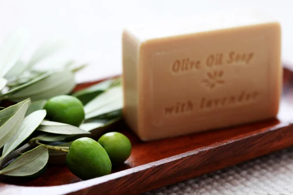 Olivenölseife — Stockfoto
