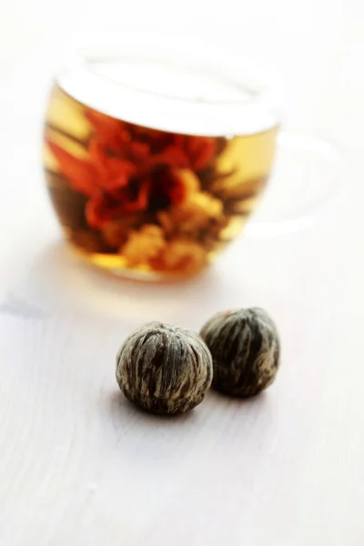 Beyaz çay bardak — Stok fotoğraf