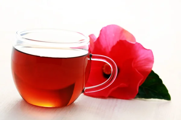 Чай з гибискуса — стокове фото