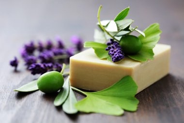 Herbal soap clipart