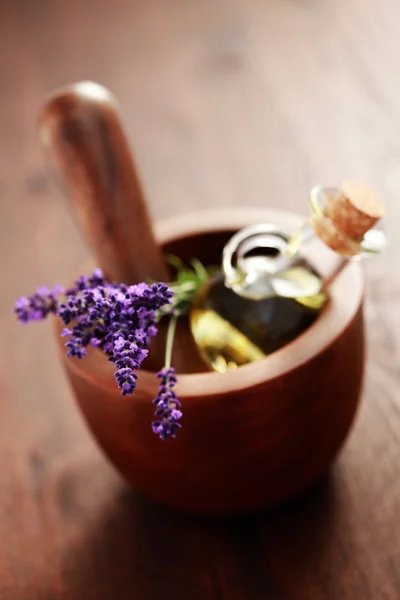 Lavender massage oil — Stock Photo, Image