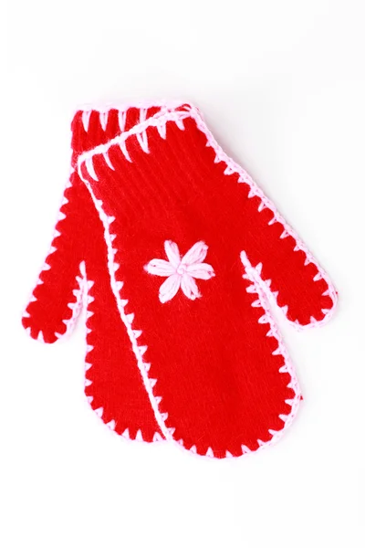 Czerwone rękawice — Zdjęcie stockowe
