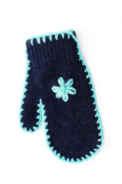 Blauwe handschoenen — Stockfoto