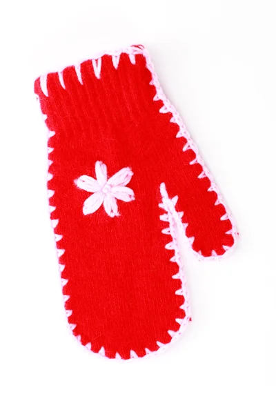 Červené rukavice — Stock fotografie