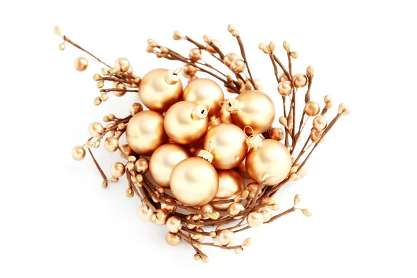 Golden balls — Stock Photo, Image