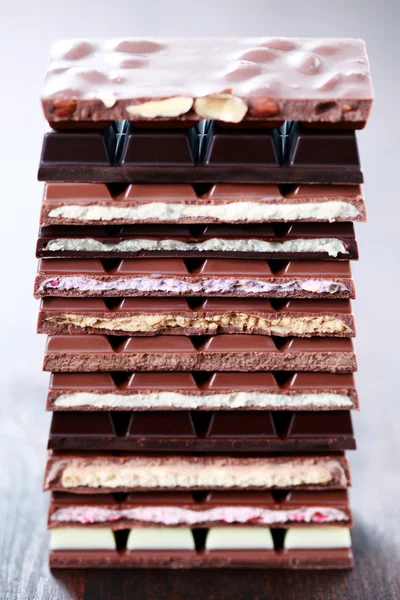 Пачка шоколада — стоковое фото