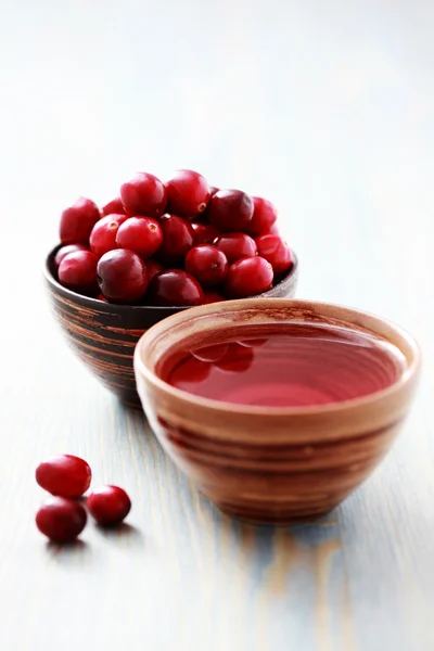 Cranberry tea — Stock Photo, Image